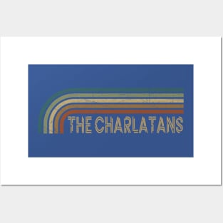 The Charlatans Retro Stripes Posters and Art